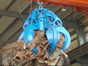 Six petal hydraulic grab bucket